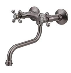 Aquanello Heritage Ascot Classic Kitchen Wall Faucet Stainless Steel NB-4111-HA