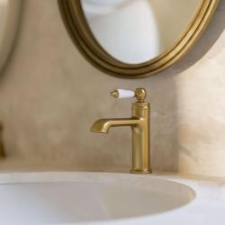 Aquanello Heritage Manor Classic Nostalgic Basin Mixer Faucet Bronze BN-1001-HM
