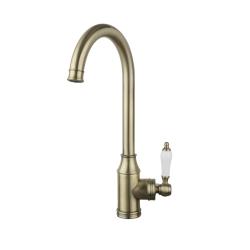 Aquanello Heritage Manor Classic Kitchen Nostalgic Kitchen Faucet, Bronze BN-9001-HM