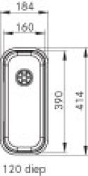 Franke kitchen sink Largo LAX 110.16D undermount 1120157550