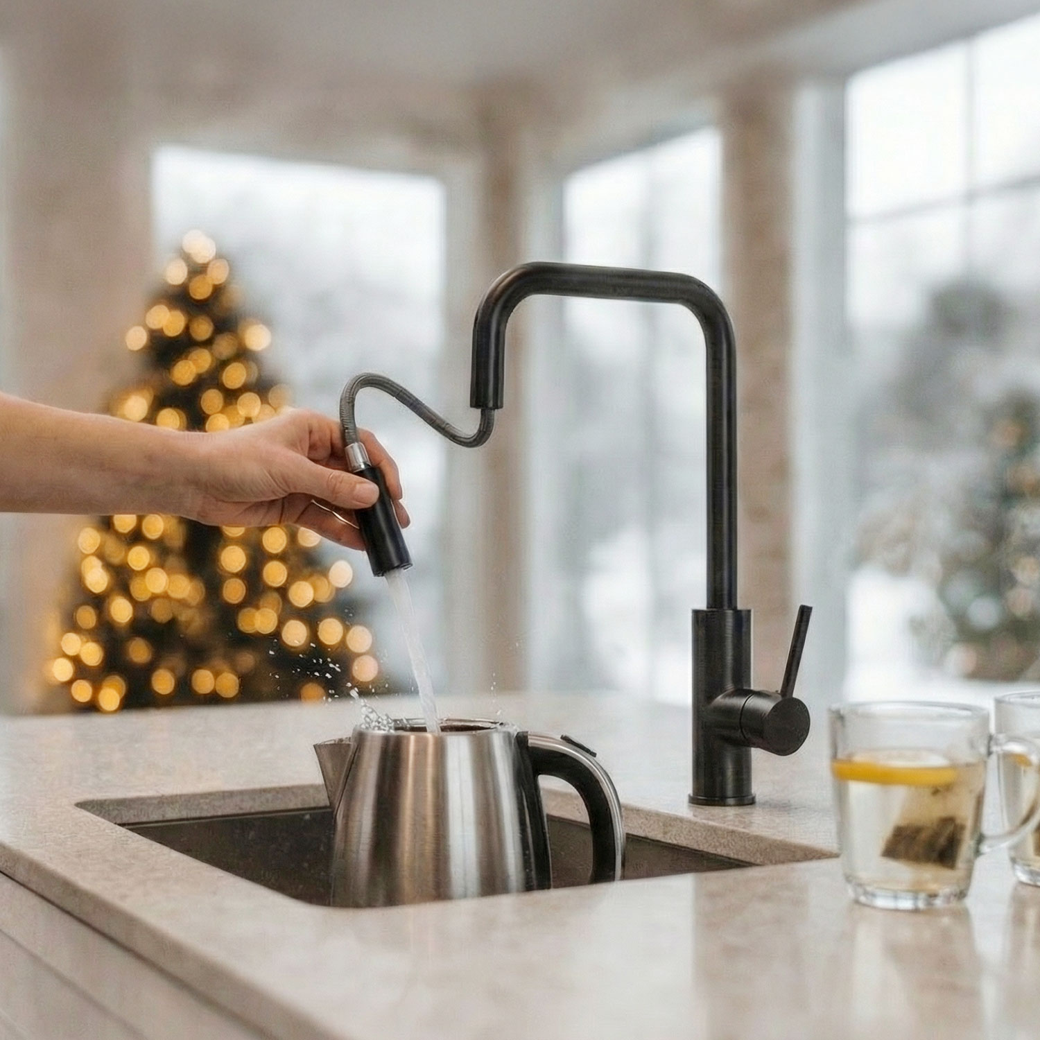 Why a Pull-Out Faucet Is Indispensable During the Holiday Season